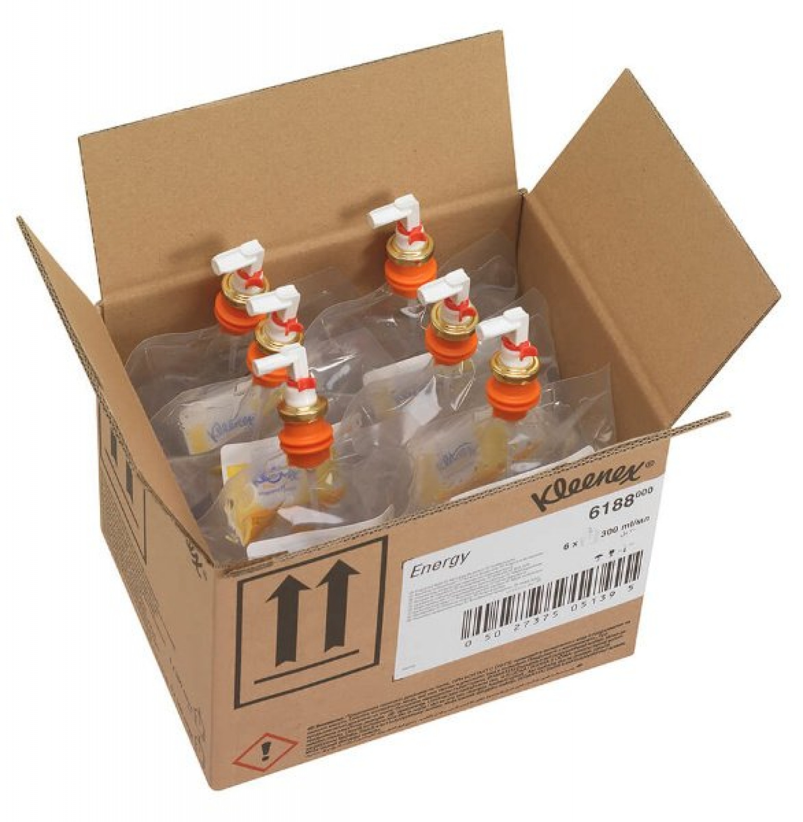 6188 Kleenex Аромат Energy - Сменный блок / Прозрачный /300 ml