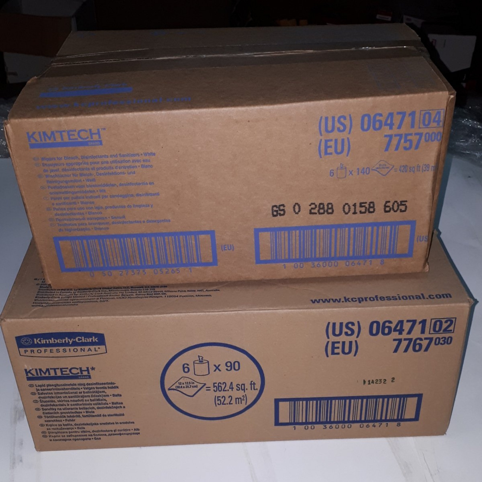 KIMTECH WETTASK DS с центральной подачей, 6 рулонов в коробке