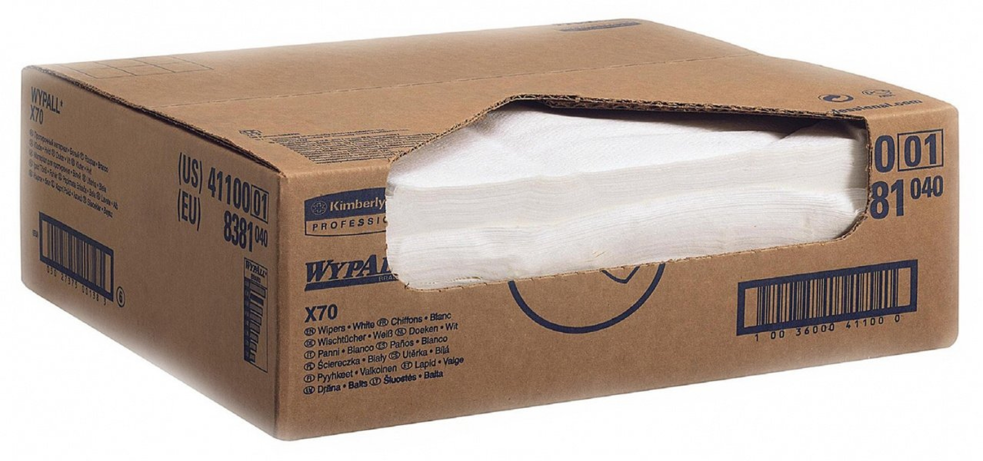 Протирочный материал Kimberly-Clark WypAll X70