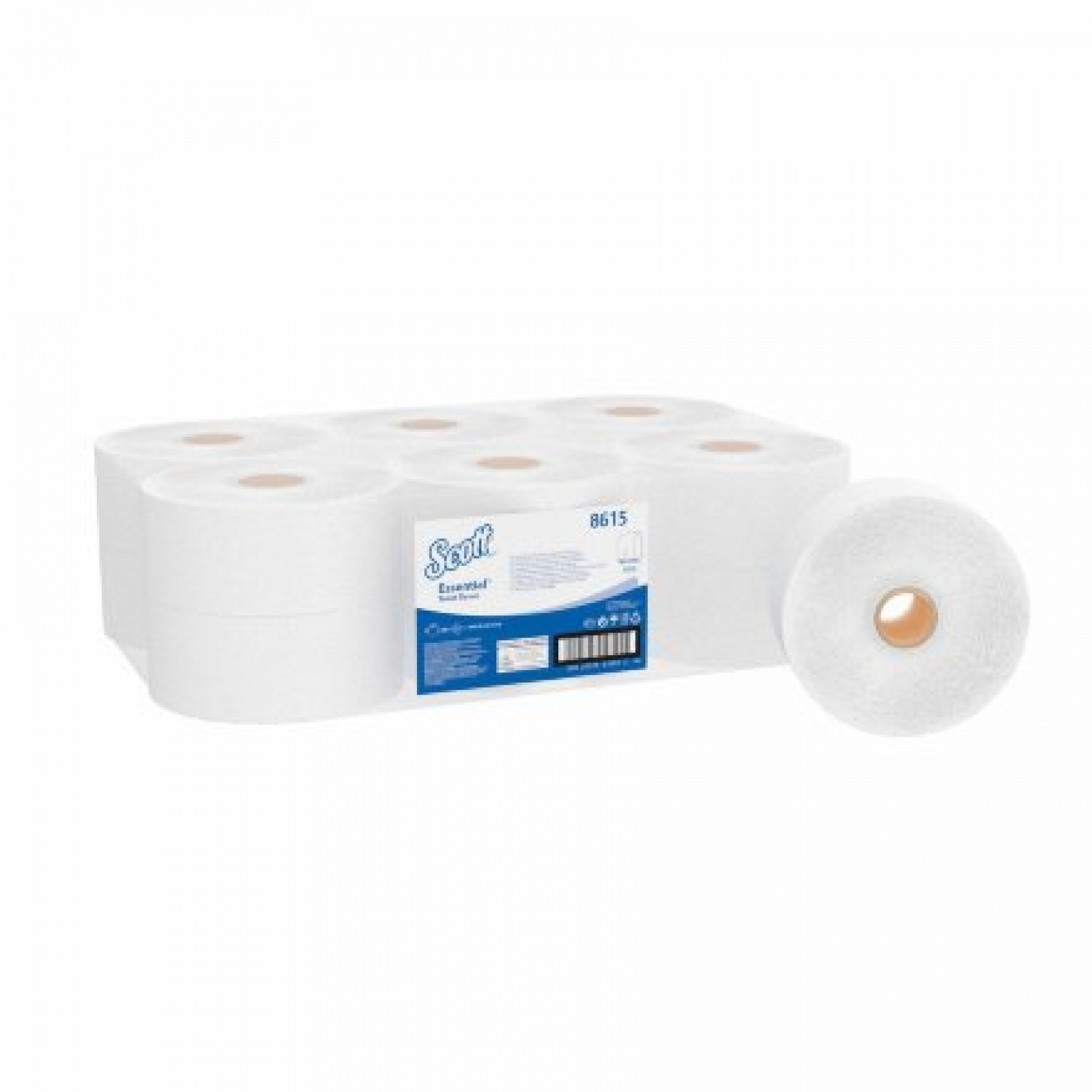 8615 Scott ESSENTIAL Туалетная бумага - Jumbo / Белый /200 M / 60