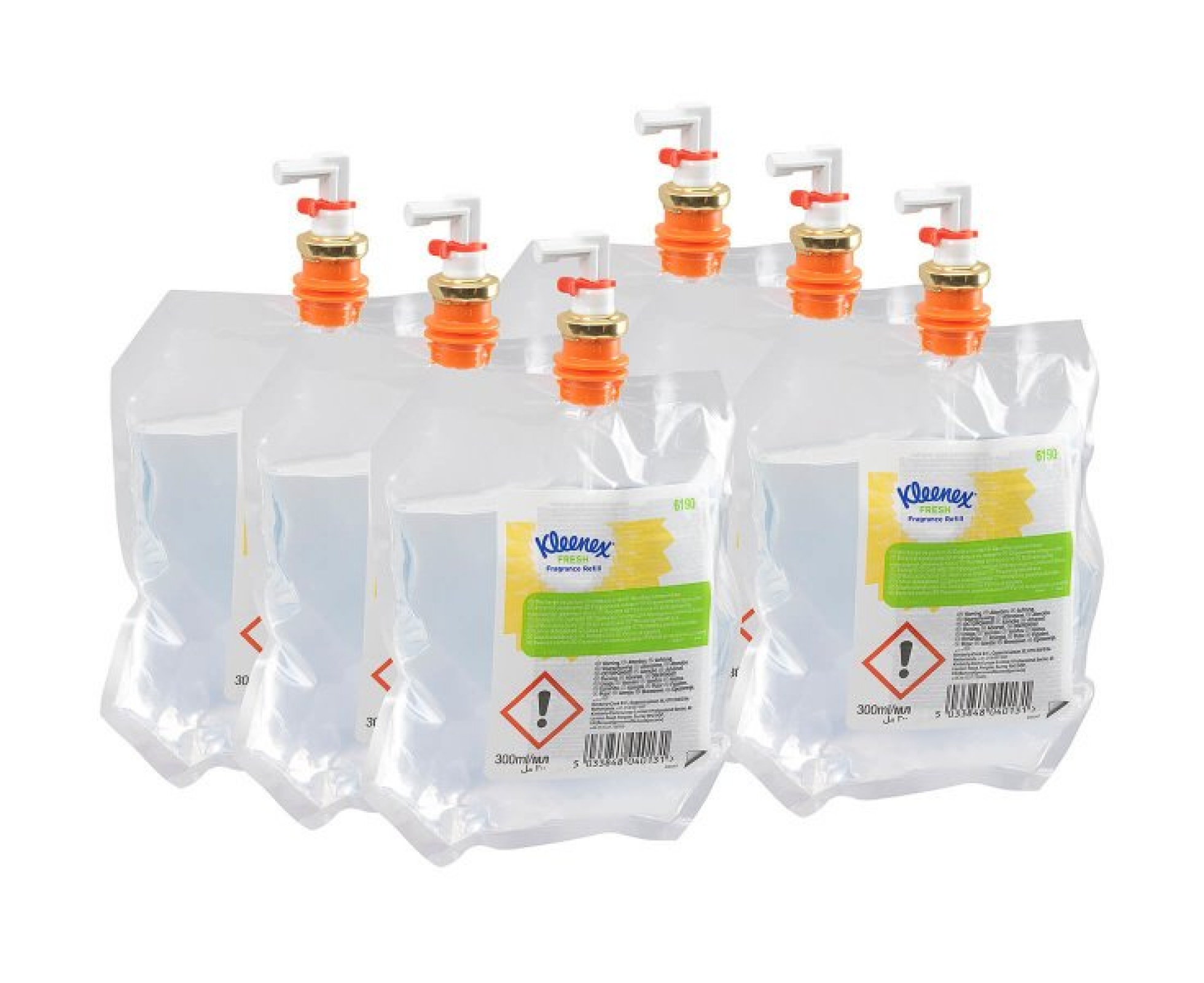 6190 Kleenex Аромат Fresh - Сменный блок / Прозрачный /300 ml