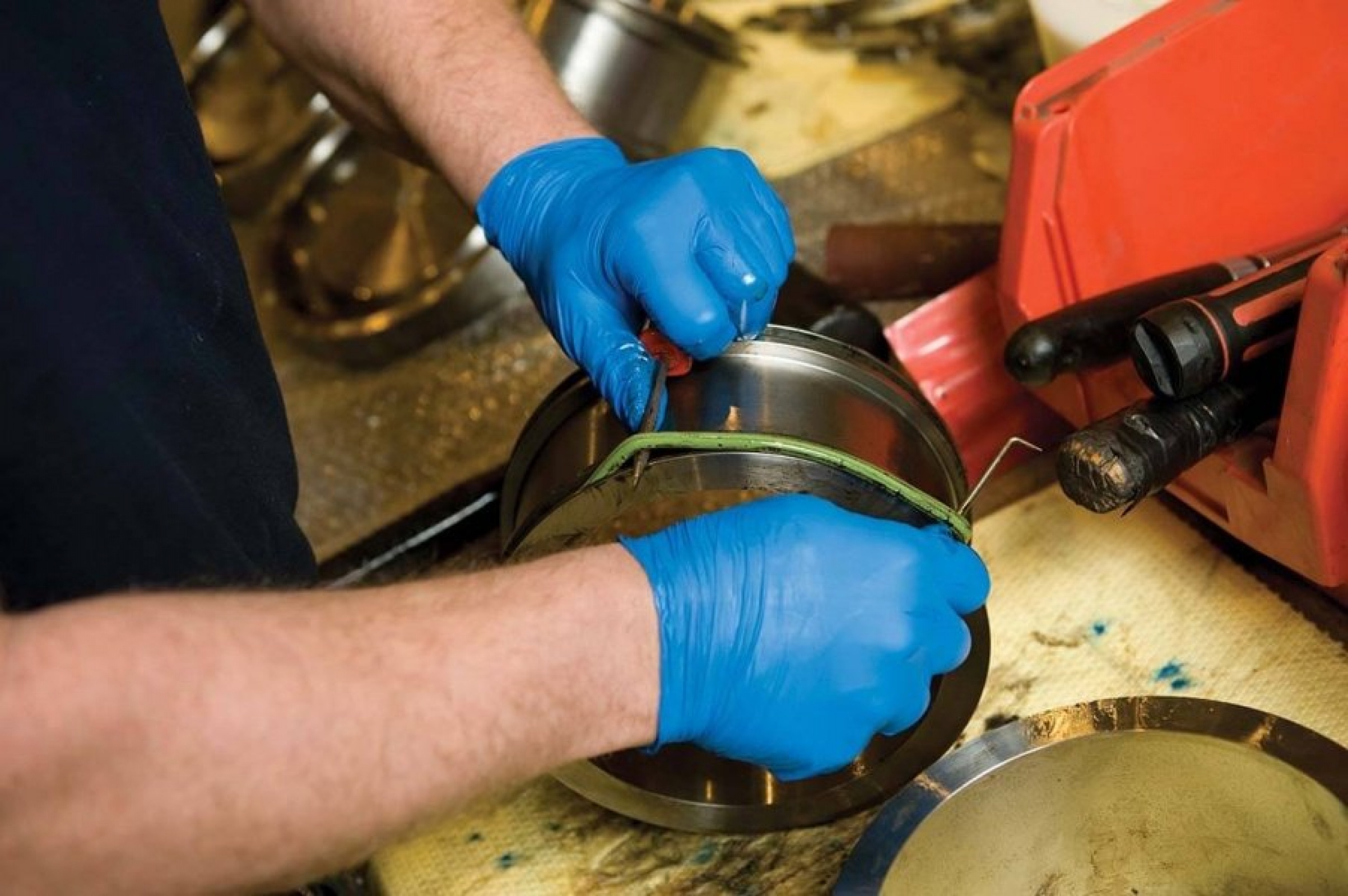 Нитриловые перчатки KleenGuard* G10 Arctic Blue Nitrile