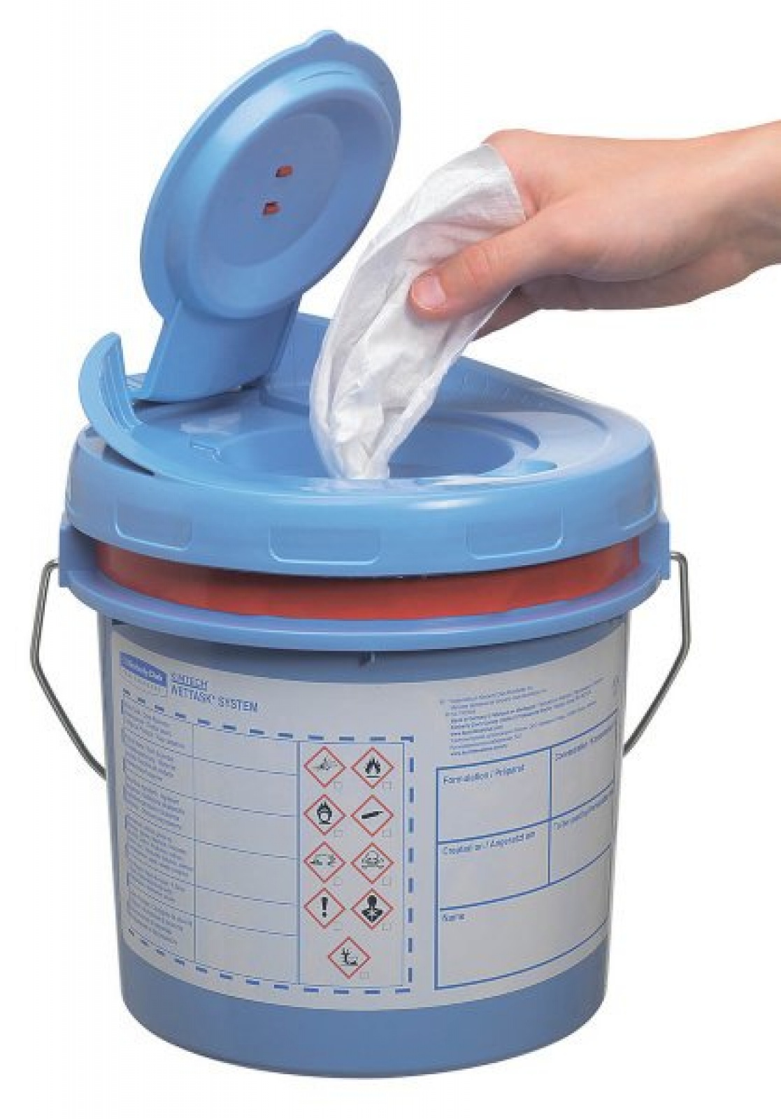 7754 Протирочные салфетки в рулонах WypAll Wettask (6 рул х 250 л)