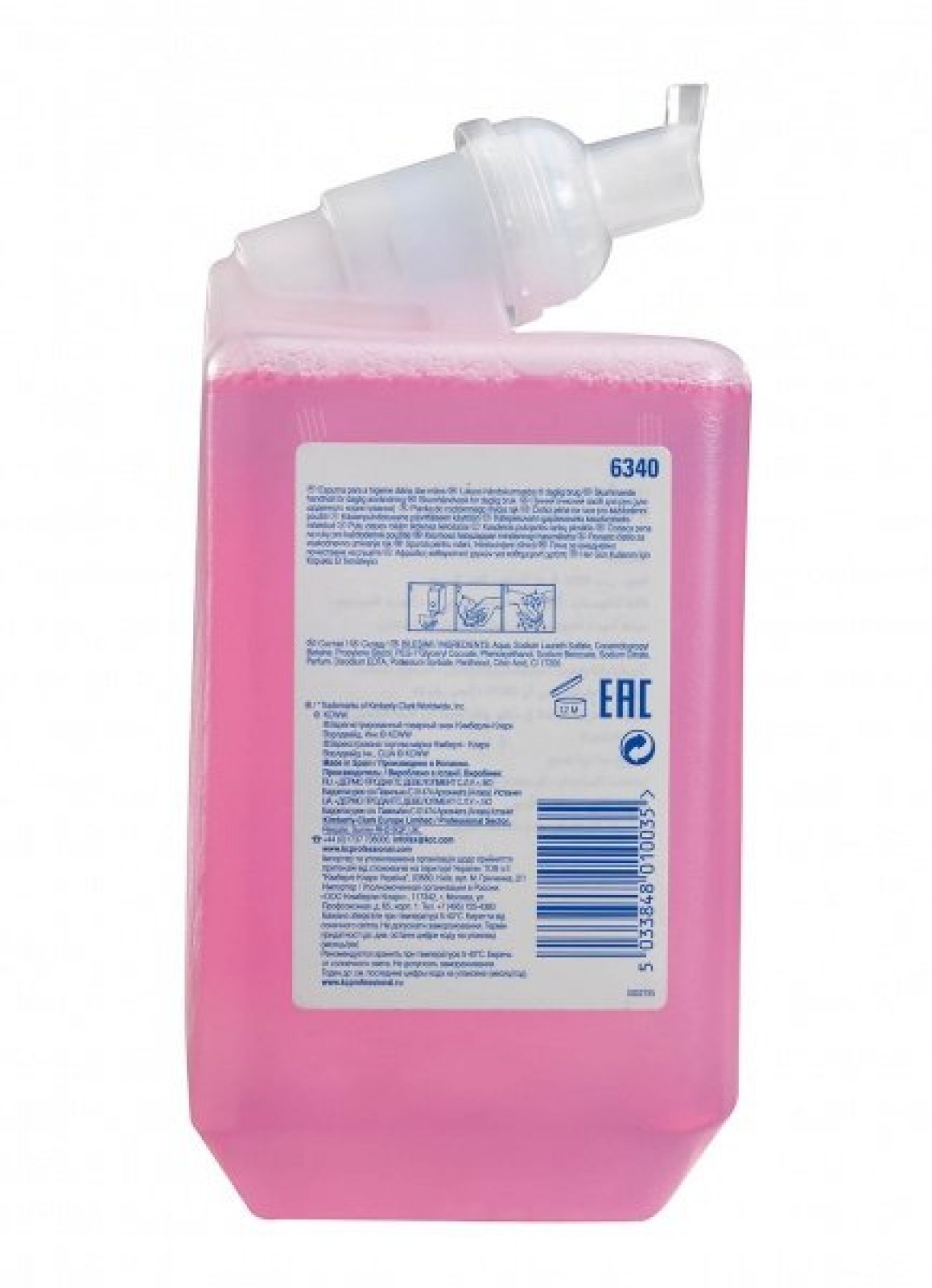 Жидкое мыло пенное в кассетах Kleenex Everyday Use, лосьон для рук