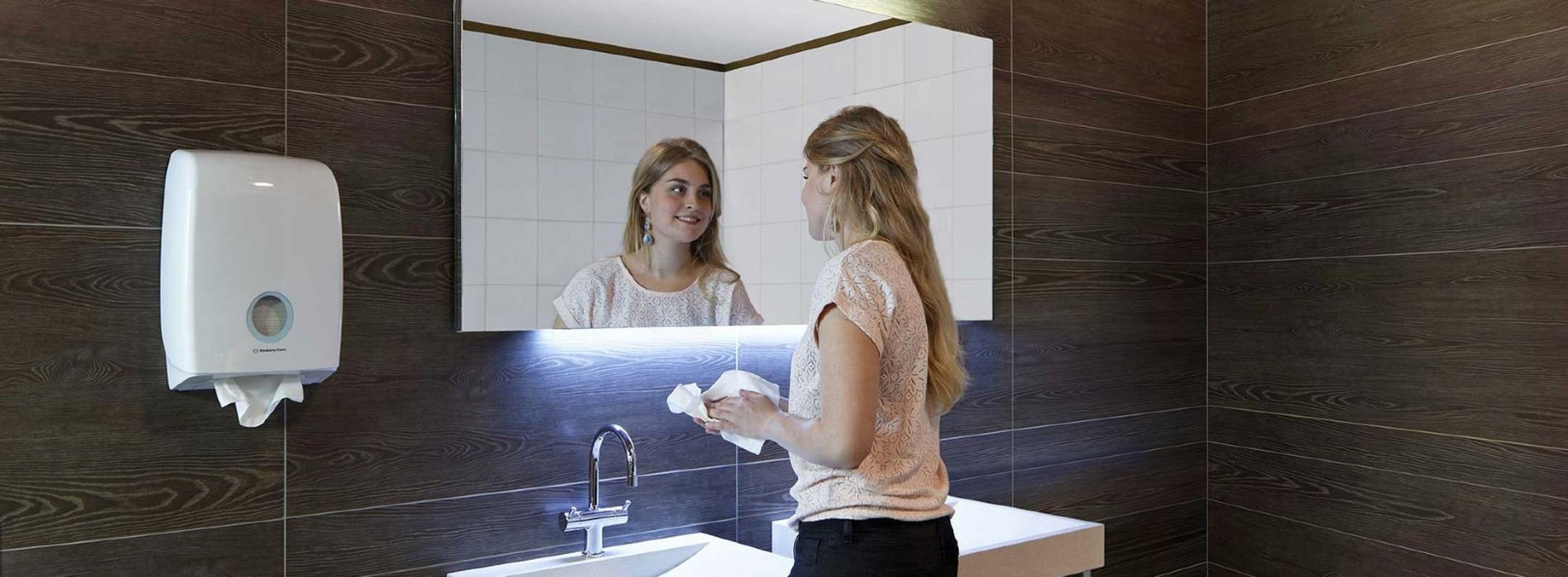 6617 Scott ESSENTIAL Полотенца для рук - Сложенные / Белый /Малый