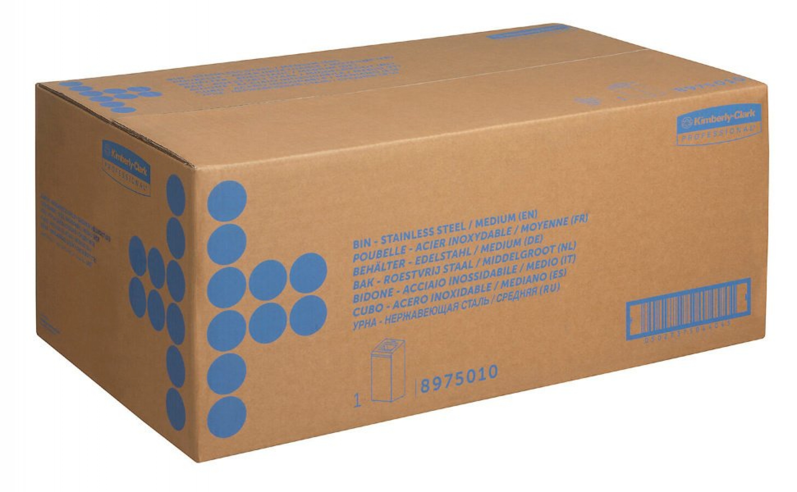 Корзина для мусора из нержавеющей стали KIMBERLY-CLARK* Professional