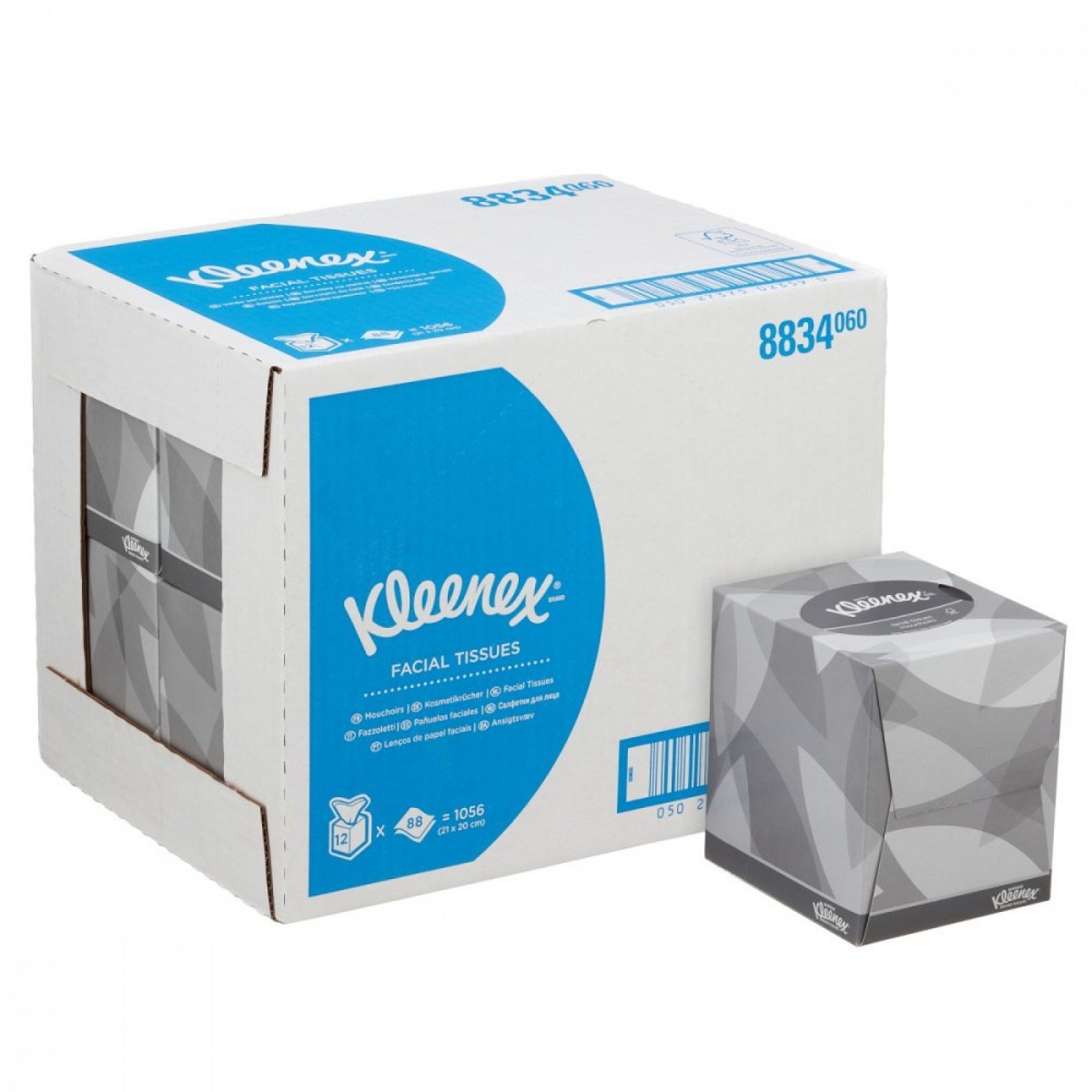 Косметические салфетки для лица KLEENEX Cube Pop-Up