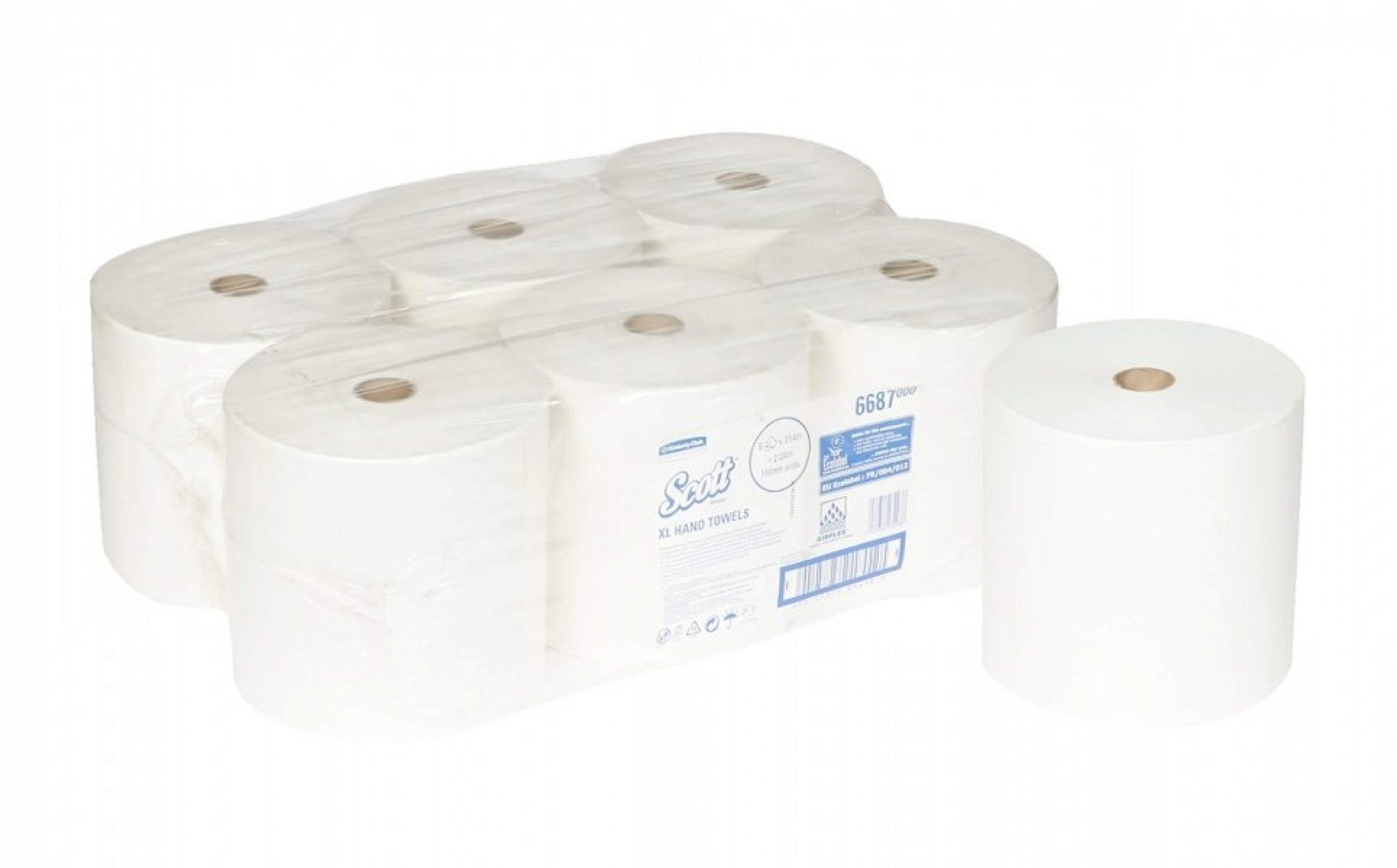 Одноразовые полотенца для рук в рулоне SCOTT XL