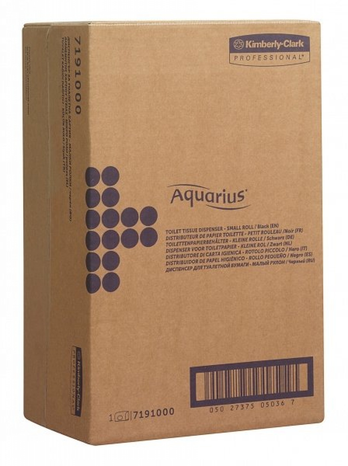 Пластиковый диспенсер для двух малых рулонов туалетной бумаги Aquarius*