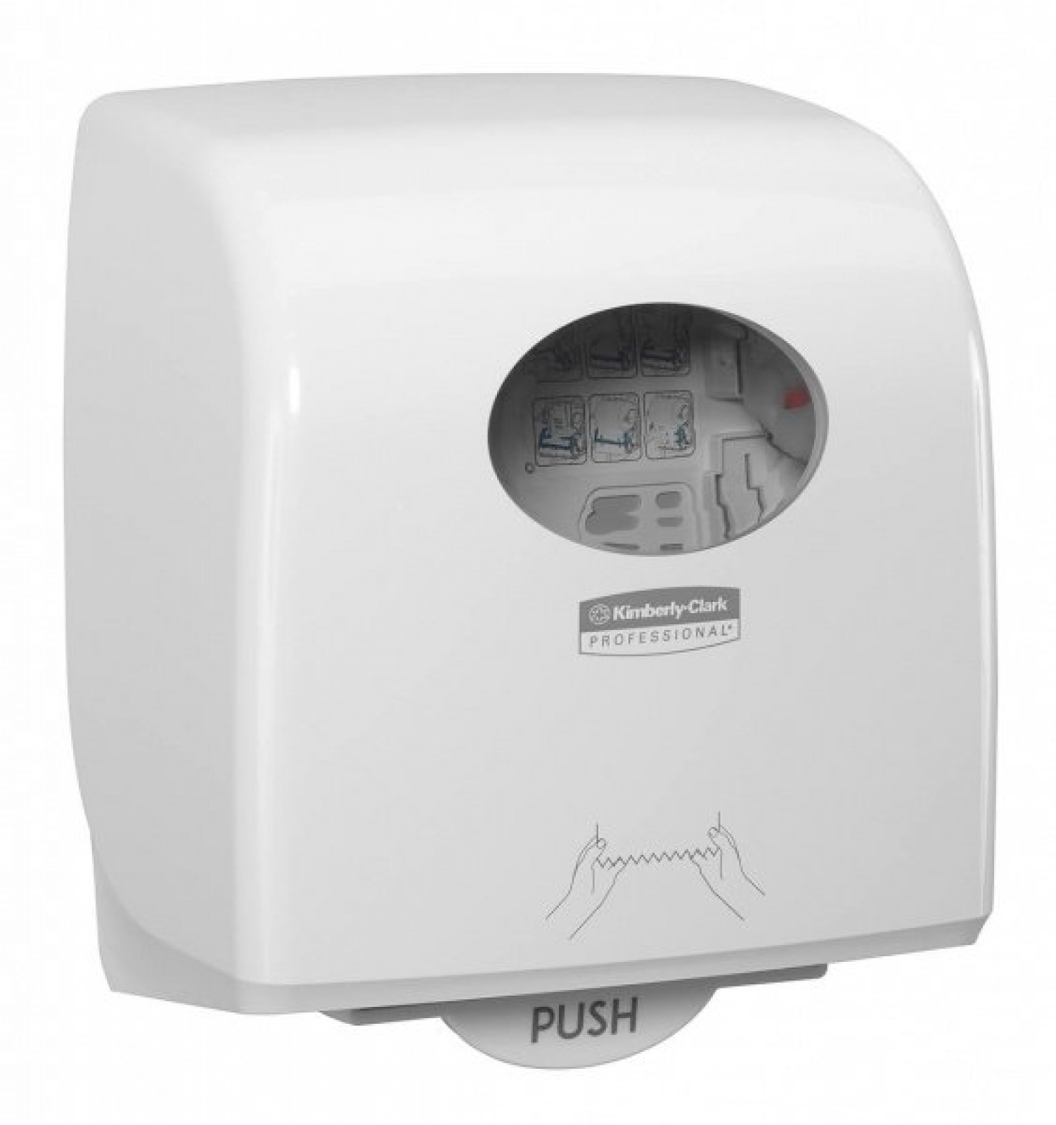 Пластиковый диспенсер для полотенец в рулонах Scott Control Slimroll Aquarius*