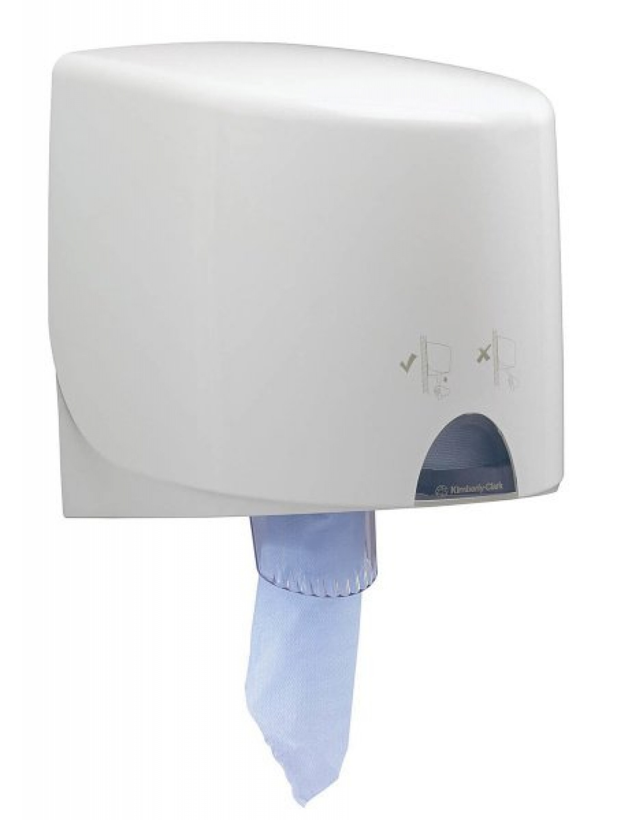 7255 Протирочный материал в рулонах с центральной подачей WypAll L10 однослойный голубой (6 рул х 304 м)