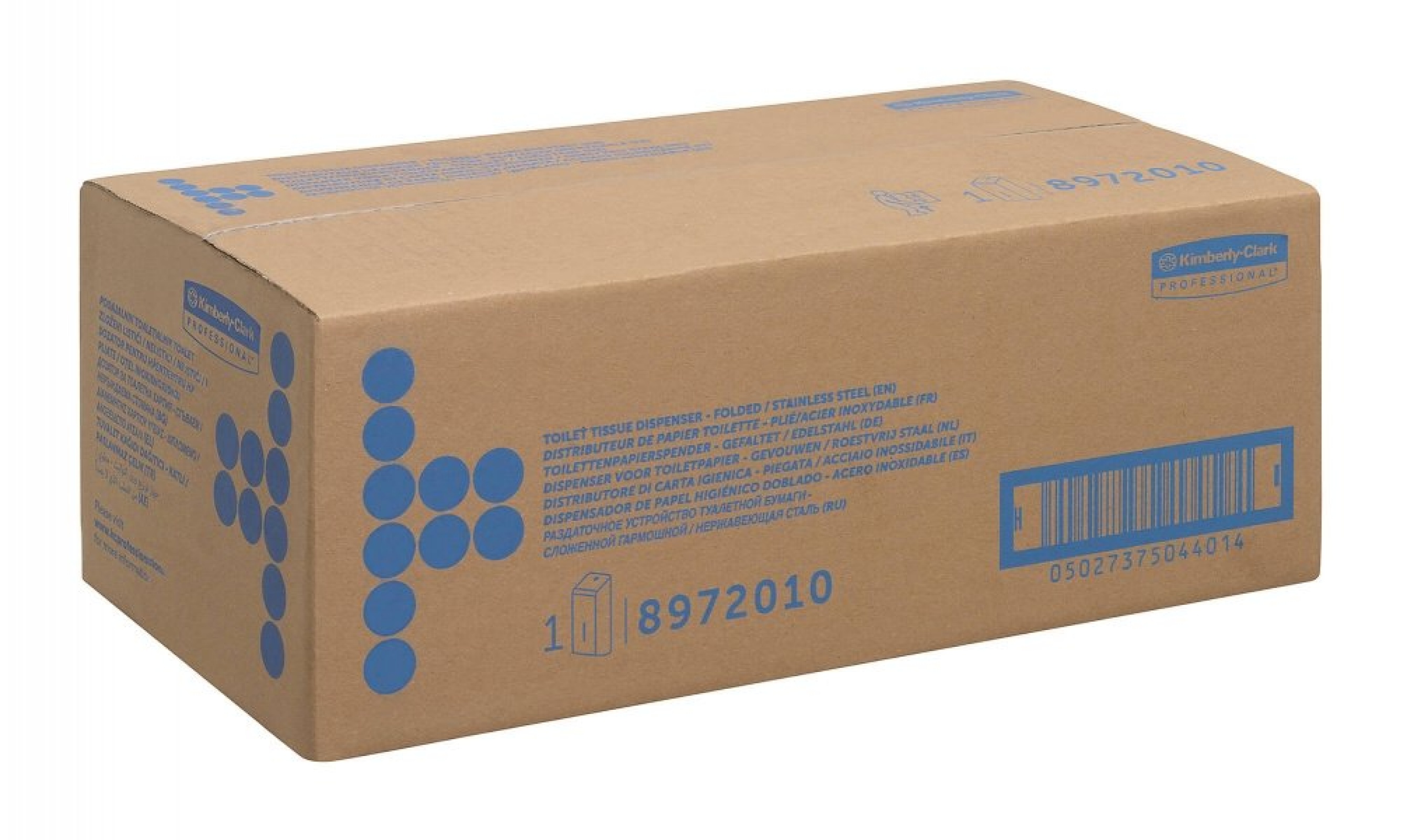 8972 Диспенсер из нержавеющей стали для туалетной бумаги в пачках KIMBERLY-CLARK* Professional