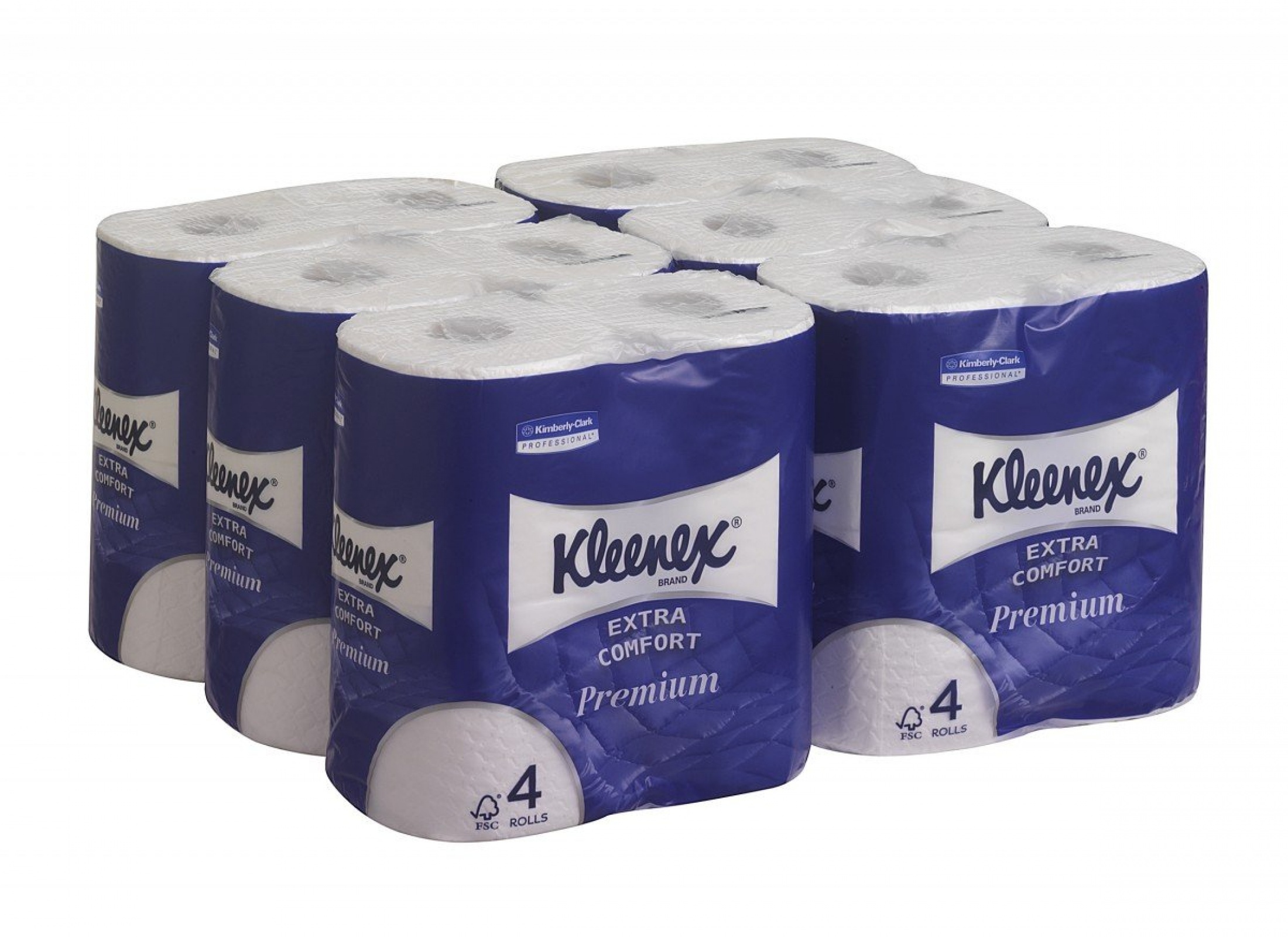 Туалетная бумага в рулонах KLEENEX Premium
