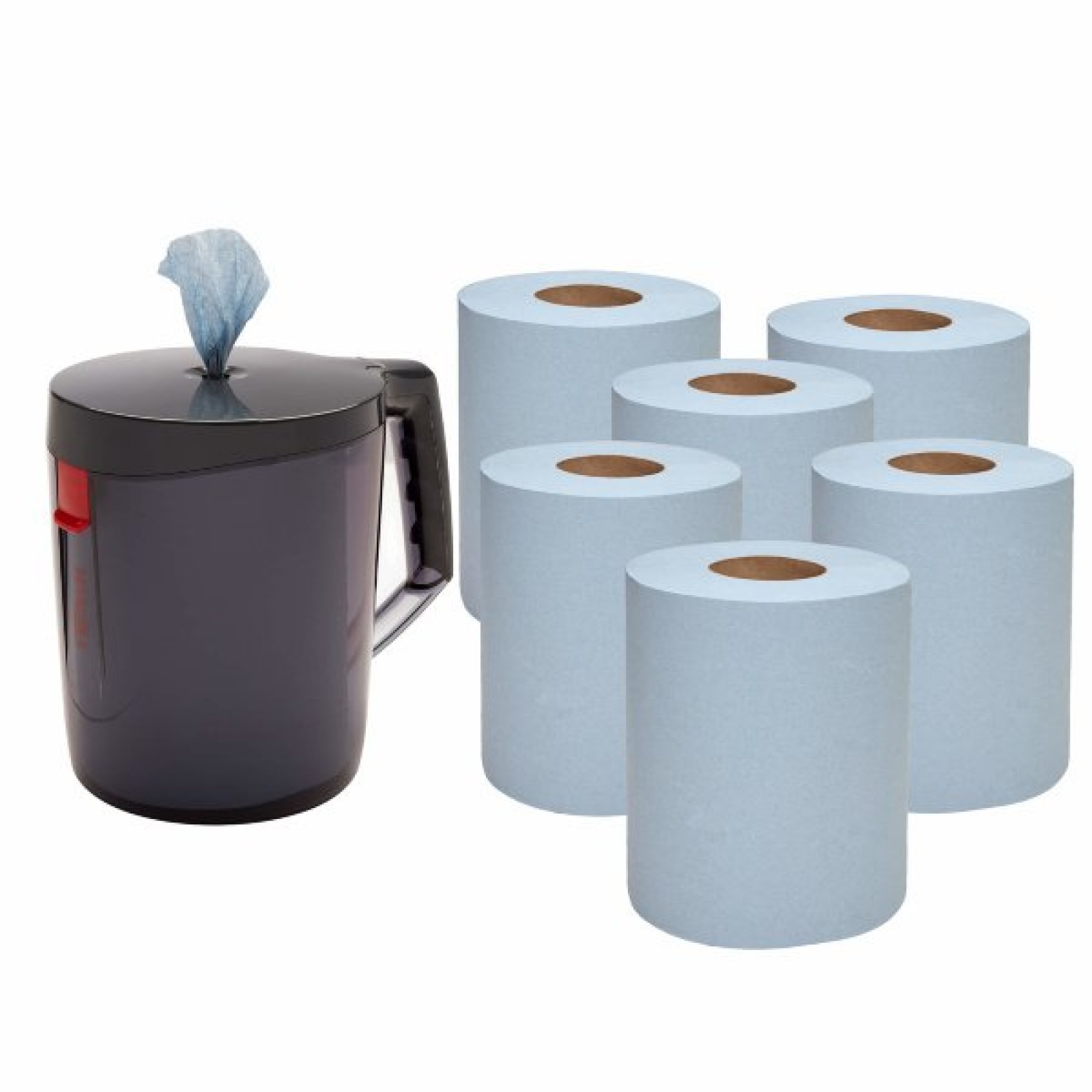 6220 Протирочный материал в рулонах с центральной подачей WypAll L10 однослойный голубой (6 рул х 106 м)