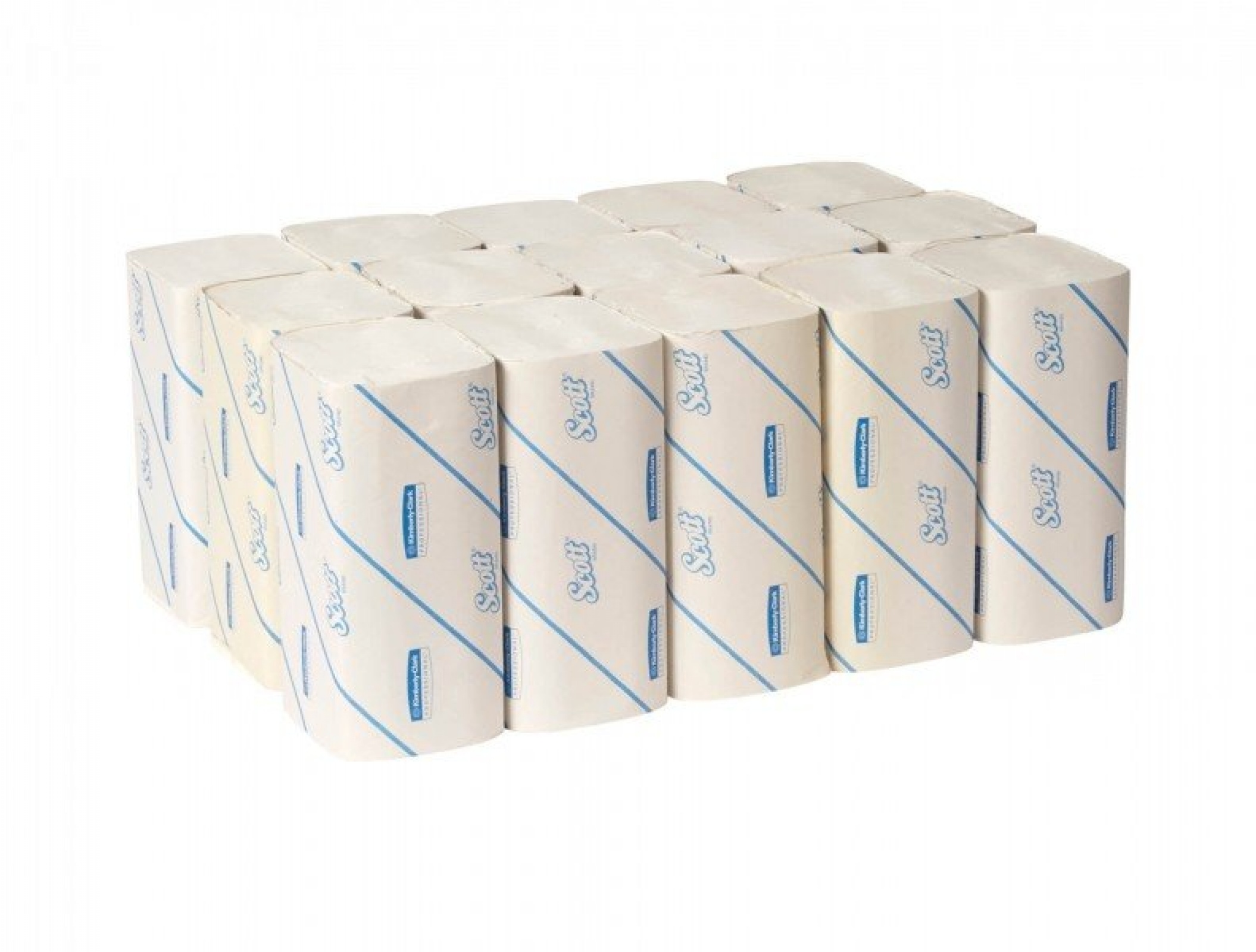 Одноразовые сложенные полотенца для рук SCOTT