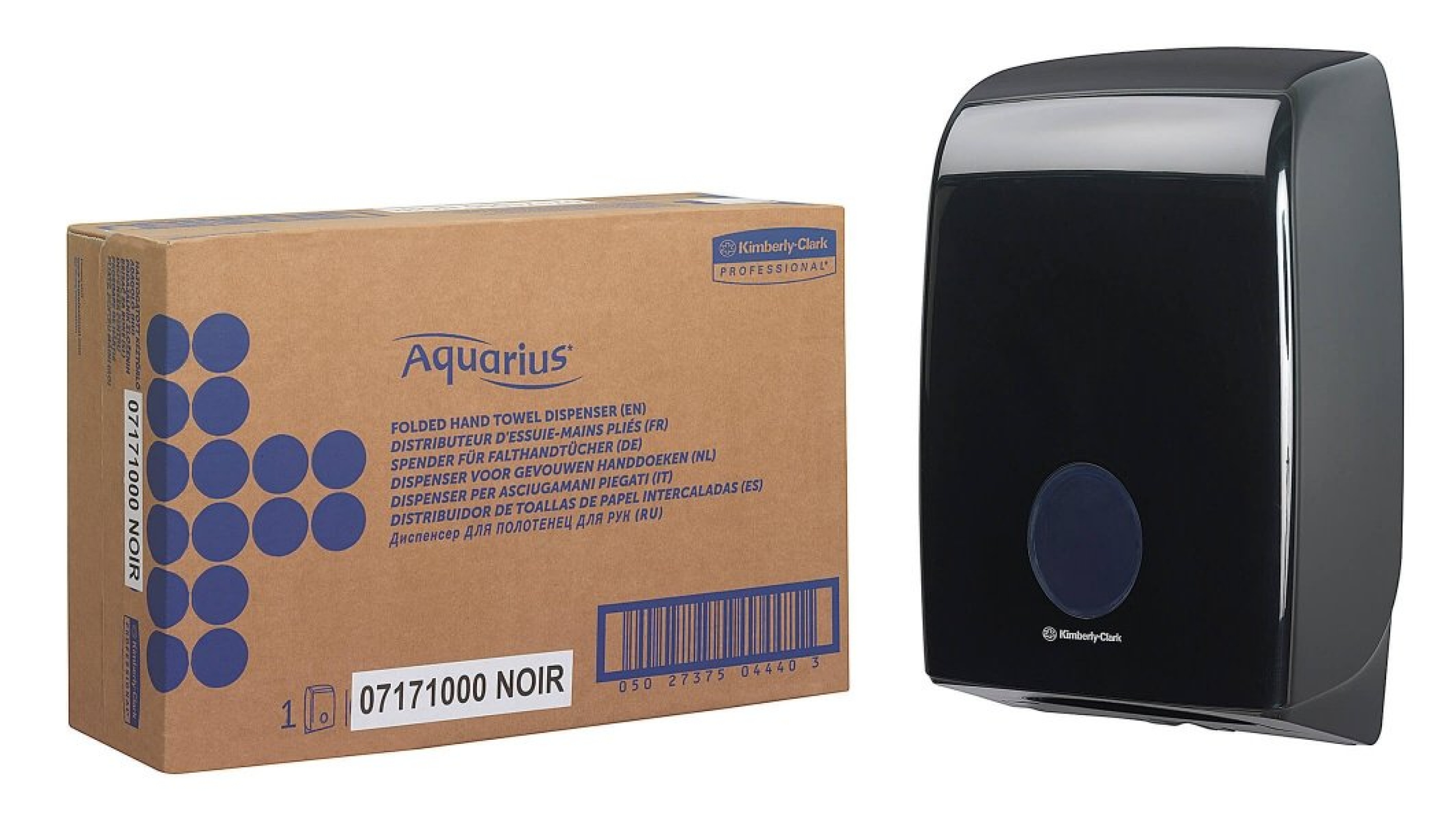 Пластиковый диспенсер для сложенных полотенец для рук Aquarius