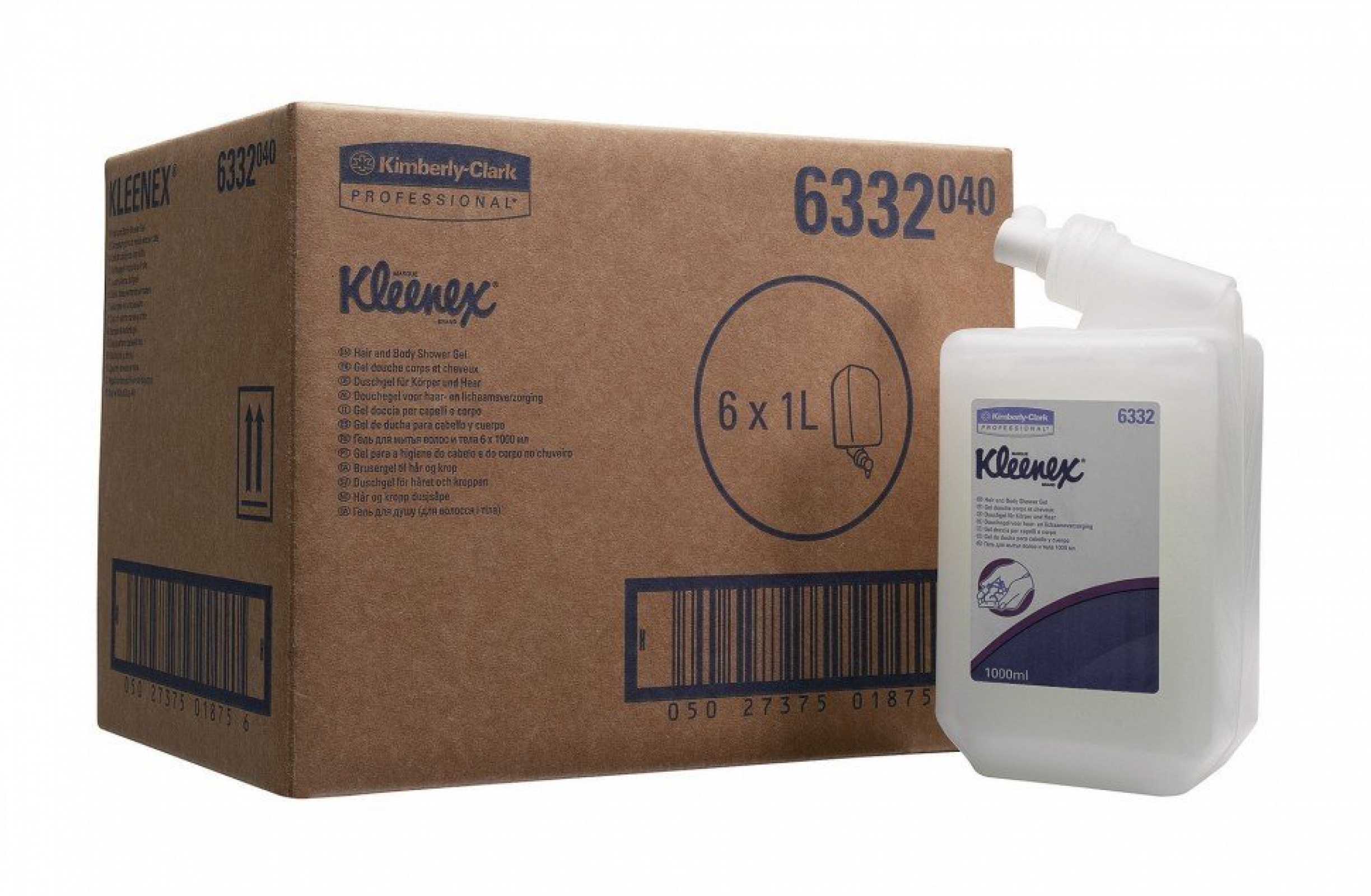 Гель для душа и шампунь в кассетах Kleenex*