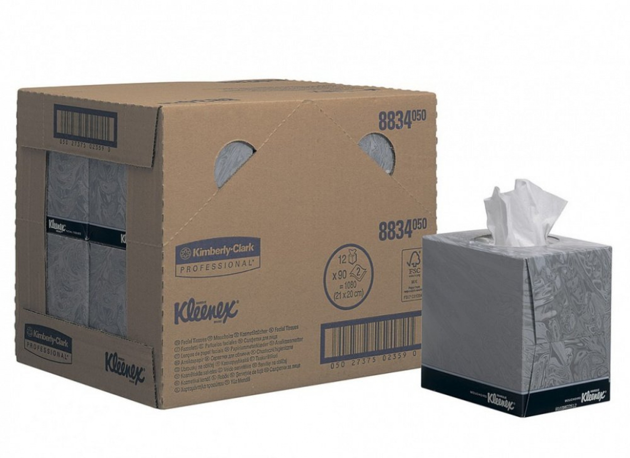 Косметические салфетки для лица KLEENEX Cube Pop-Up