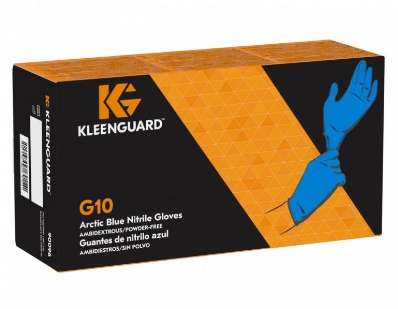 Нитриловые перчатки KleenGuard* G10 Blue Nitrile 