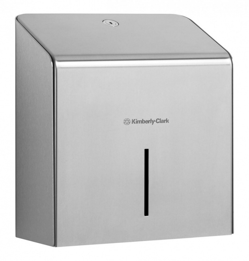Диспенсер из нержавеющей стали для туалетной бумаги в рулонах KIMBERLY-CLARK* Professional