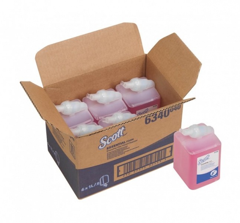 Жидкое мыло пенное в кассетах Kleenex Everyday Use, лосьон для рук