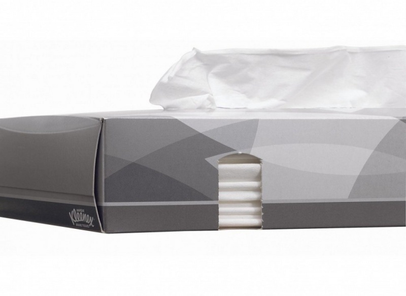 Косметические салфетки для лица KLEENEX два слоя