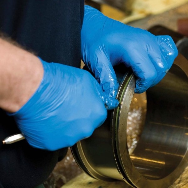 Нитриловые перчатки KleenGuard* G10 Blue Nitrile 