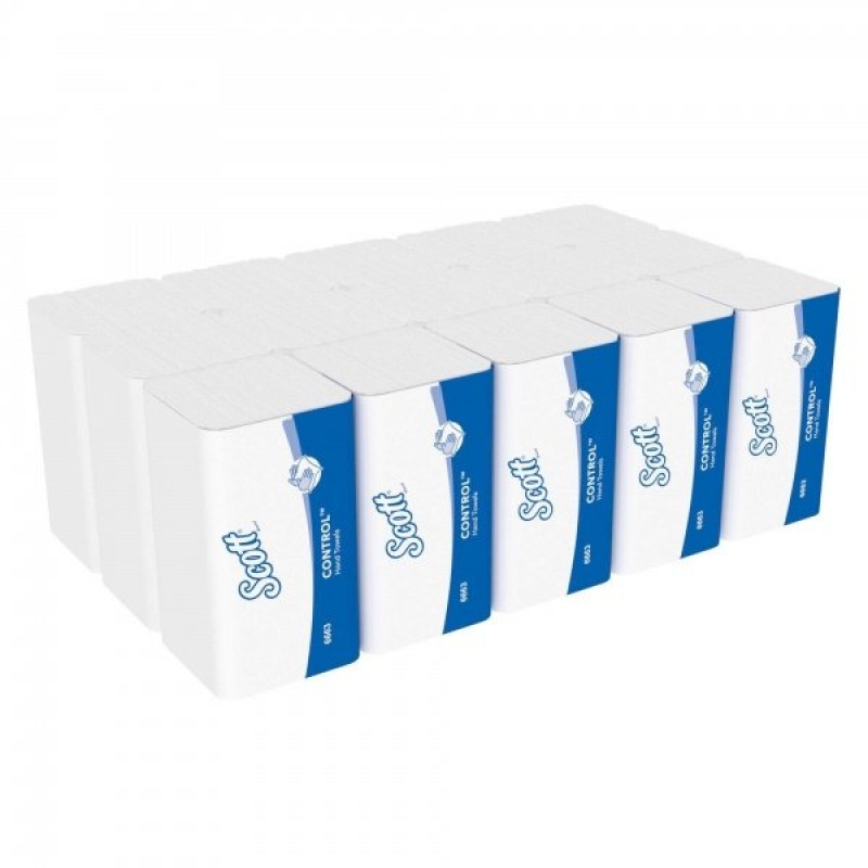 Одноразовые сложенные полотенца для рук SCOTT Performance