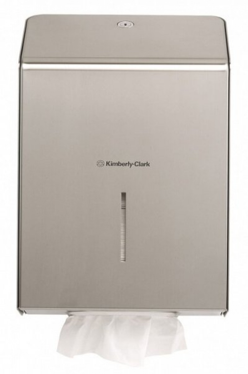 Диспенсер из нержавеющей стали для сложенных полотенец для рук KIMBERLY-CLARK* Professional