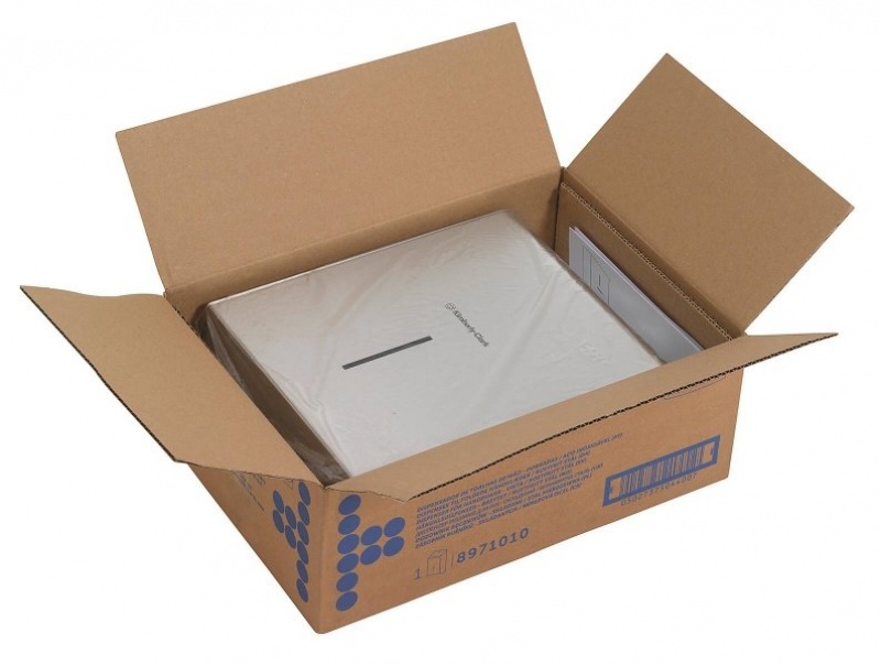 Диспенсер из нержавеющей стали для сложенных полотенец для рук KIMBERLY-CLARK* Professional