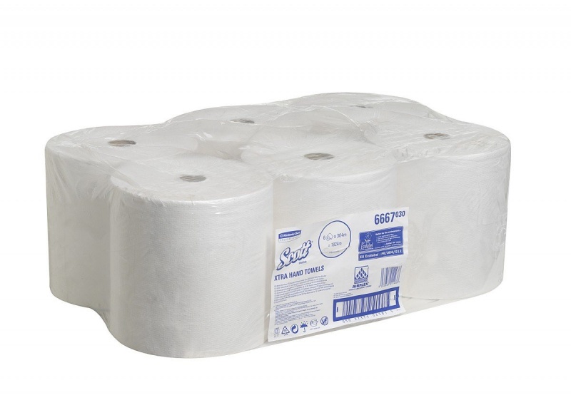 Одноразовые полотенца для рук в рулоне SCOTT