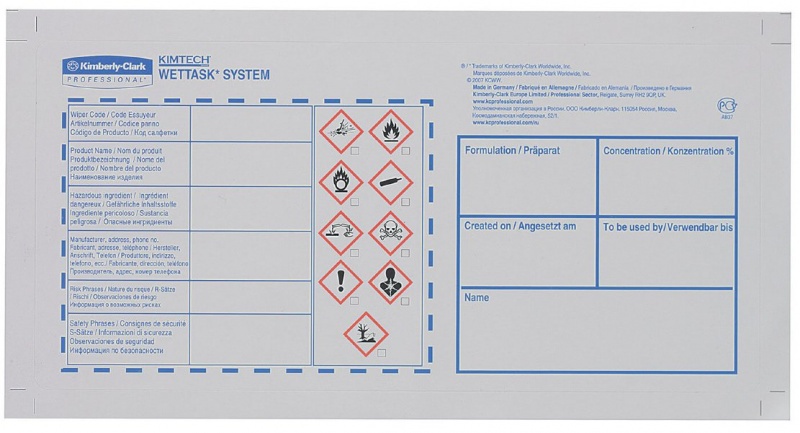 6101 Протирочные салфетки в рулонах Kimtech Wettask (6 рул х 60 л)