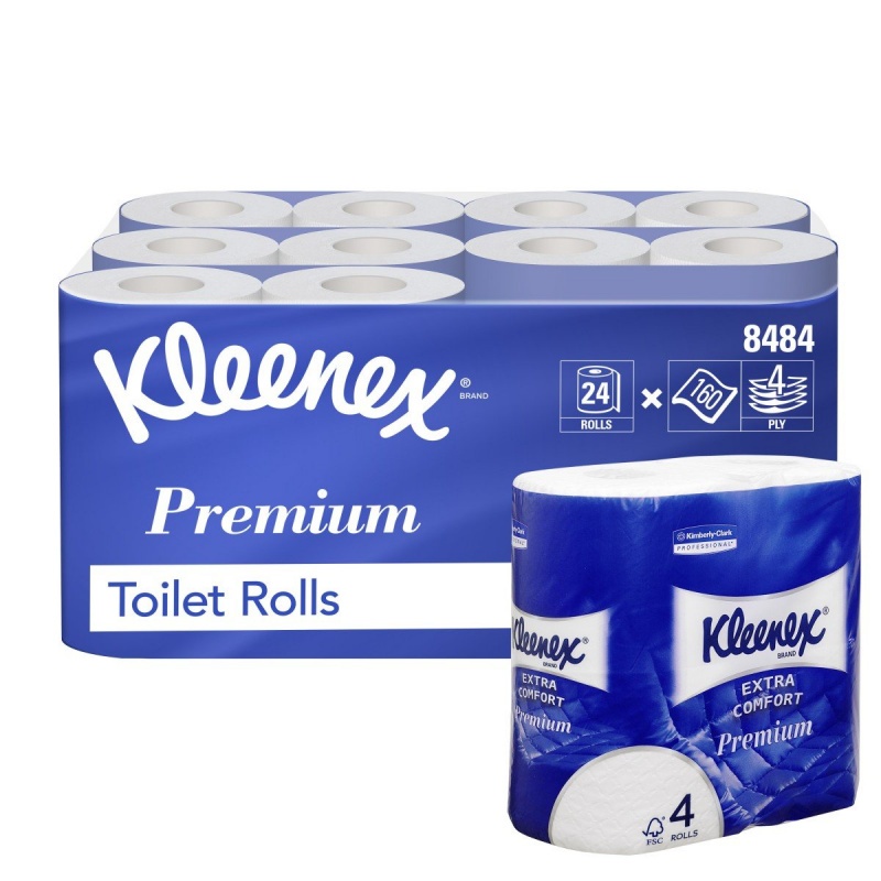 Туалетная бумага в рулонах KLEENEX Premium