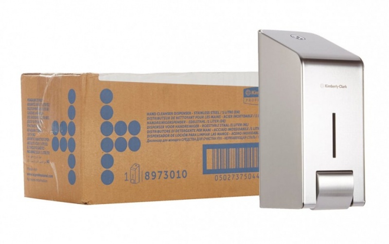 8973 Диспенсер из нержавеющей стали для моющего средства для рук KIMBERLY-CLARK* Professional