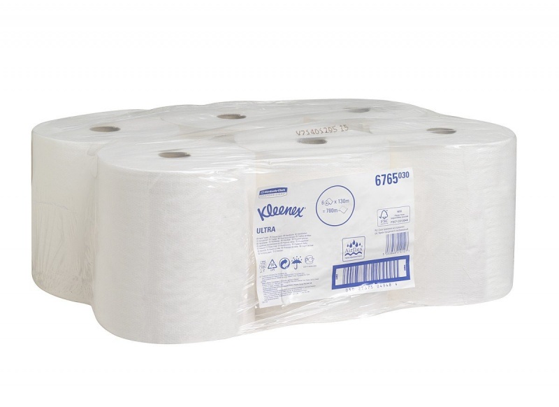 Одноразовые полотенца для рук в рулоне KLEENEX Ultra Medium