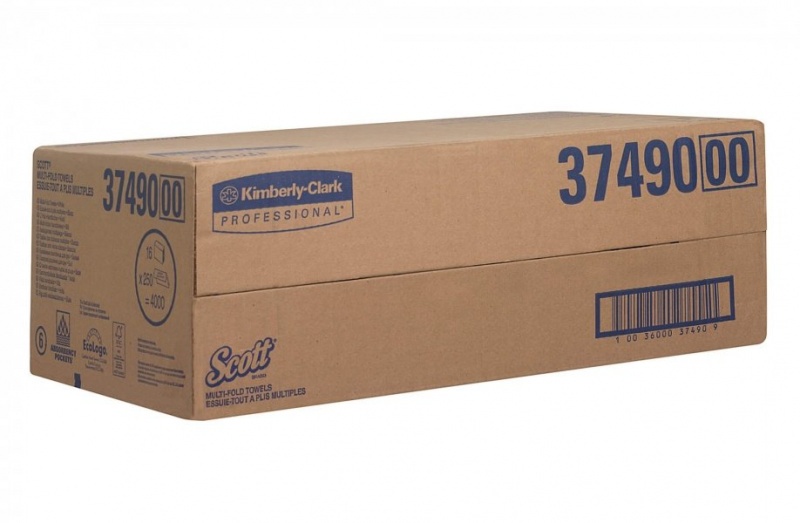 Одноразовые сложенные полотенца для рук SCOTT Multifold