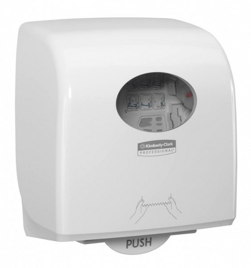 Пластиковый диспенсер для полотенец в рулонах Scott Control Slimroll Aquarius*