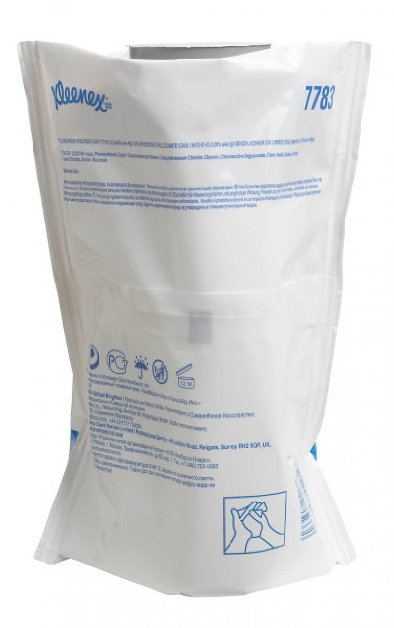 7783 Дезинфицирующие салфетки Kleenex сменный блок для диспенсера 7936 (6 блоков х 100 л)