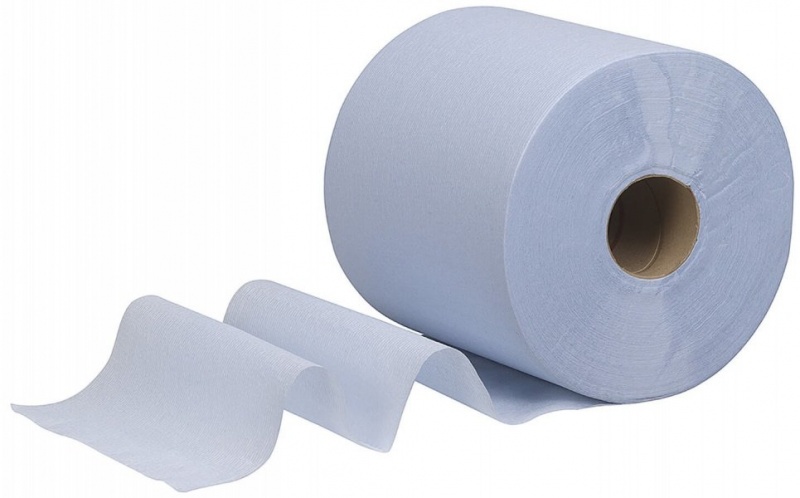 7255 Протирочный материал в рулонах с центральной подачей WypAll L10 однослойный голубой (6 рул х 304 м)