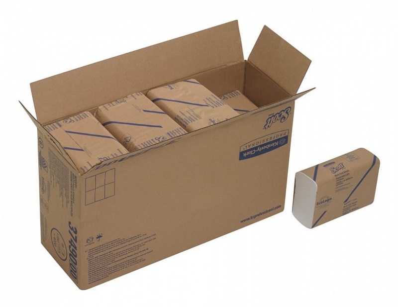 Одноразовые сложенные полотенца для рук SCOTT Multifold