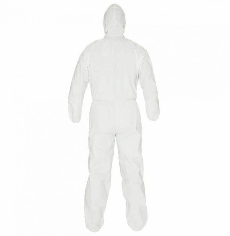 Комбинезон защитный от брызг и твердых частиц KleenGuard A40 белый (25 штук)