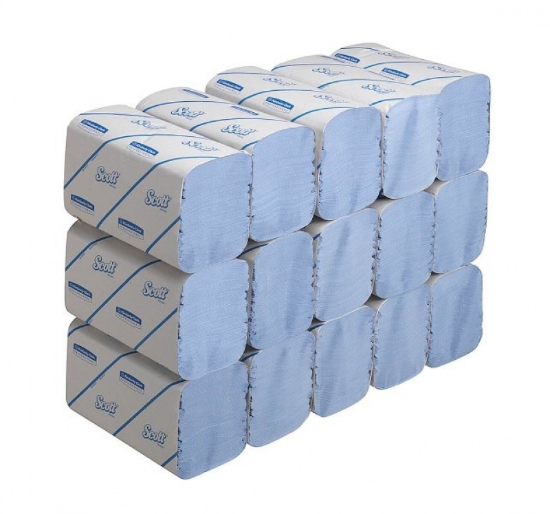 Одноразовые сложенные полотенца для рук SCOTT Performance