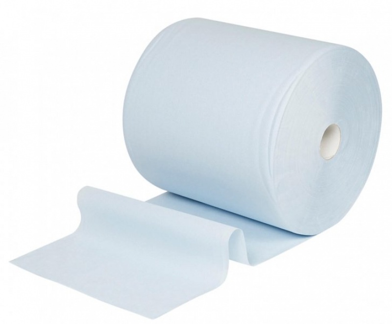 7240 Протирочный материал в рулонах WypAll L10 Extra+ однослойный голубой (1 рул х 380 м)