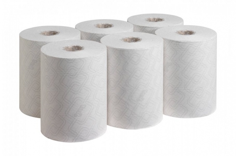 Одноразовые полотенца для рук в рулоне SCOTT ESSENTIAL Slimroll