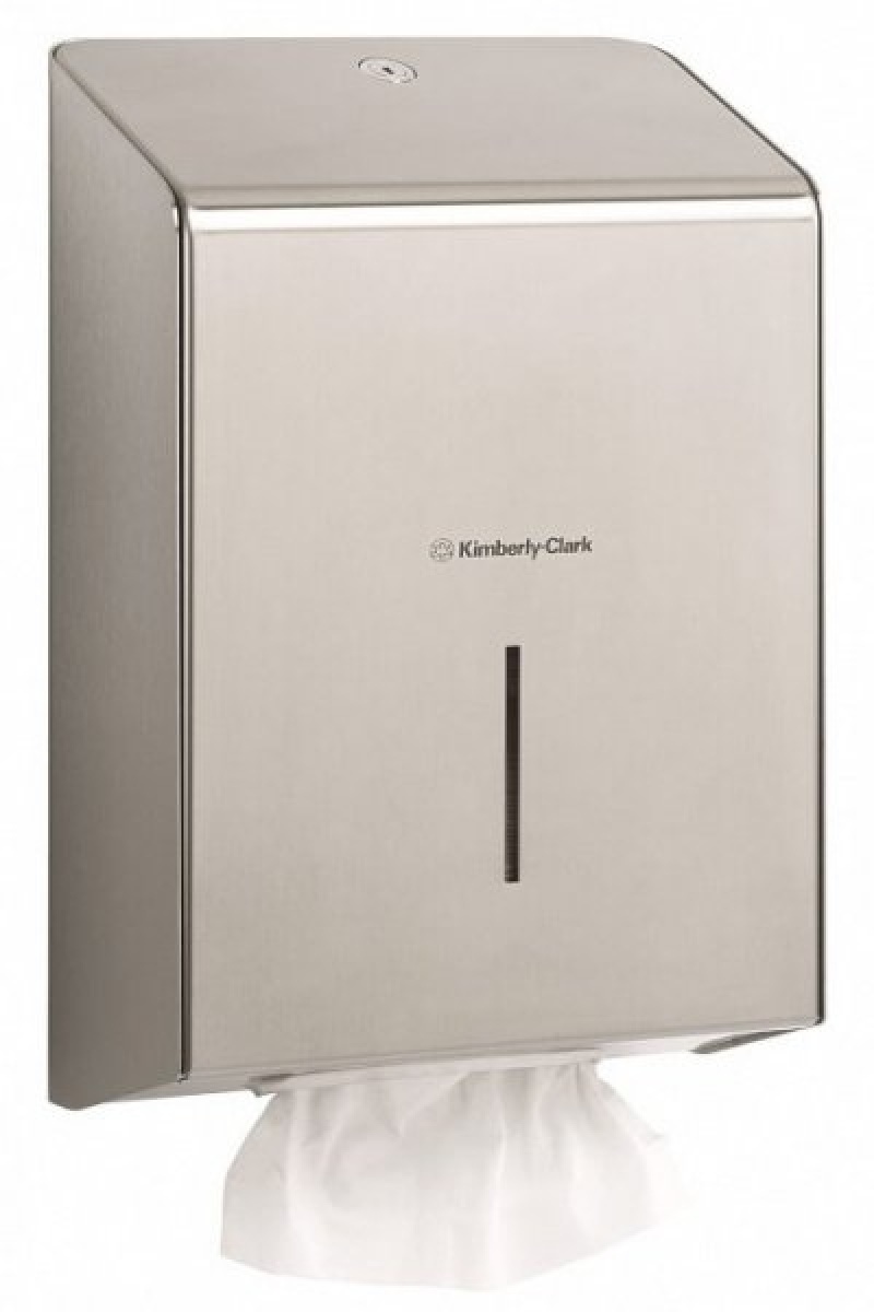 Диспенсер из нержавеющей стали для сложенных полотенец для рук KIMBERLY-CLARK* Professional