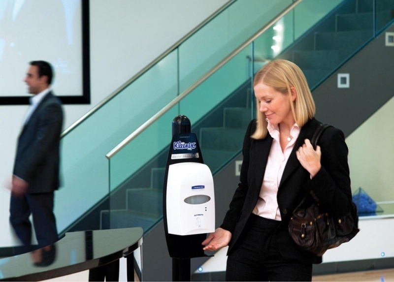 Напольная стойка для электронного диспенсера Kleenex*