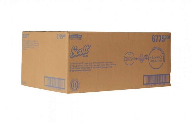 Одноразовые сложенные полотенца для рук SCOTT